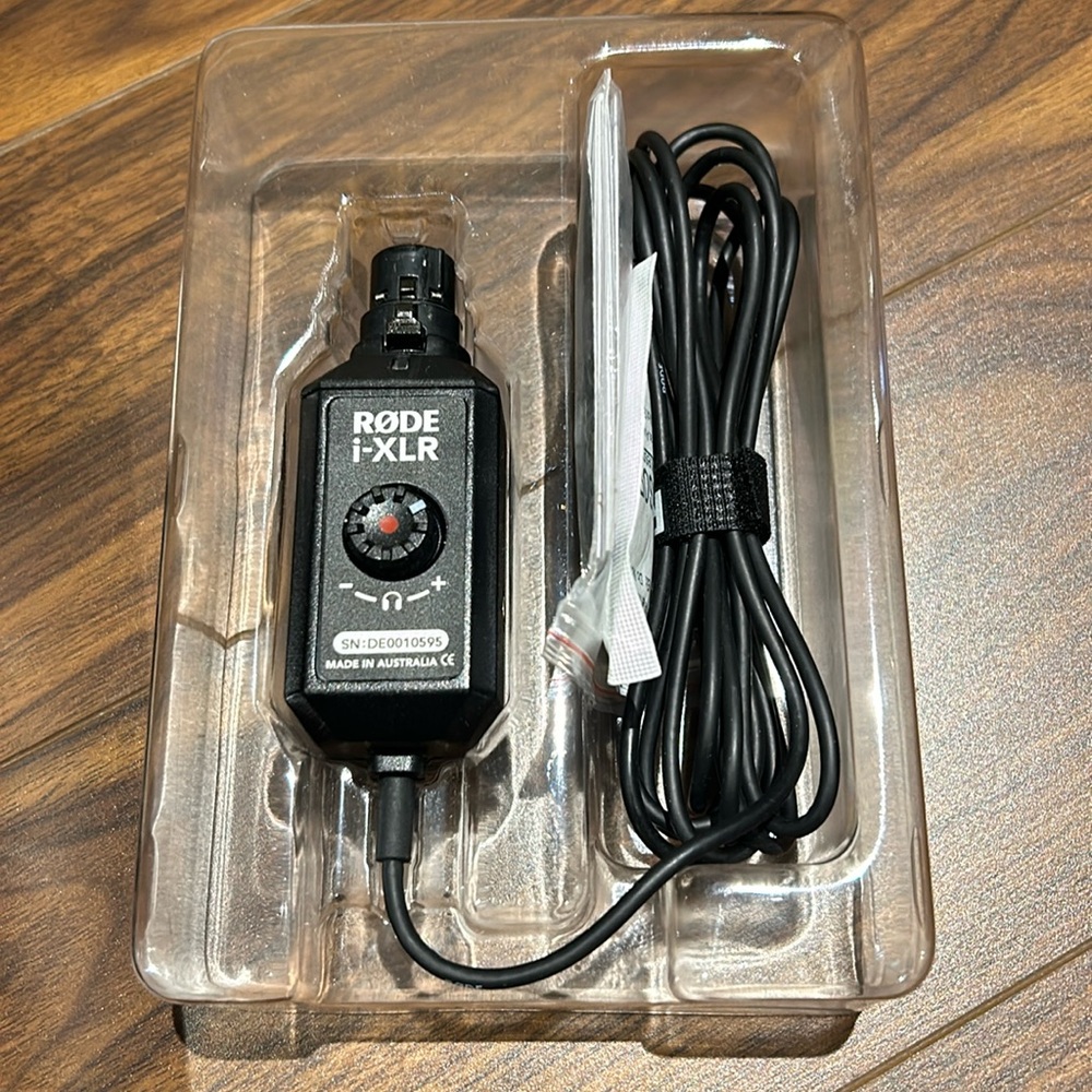 XLR digital adapter for Apple iOS